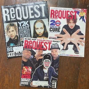 Jan - March 2000 Request music magazine vintage lot of 3 issues